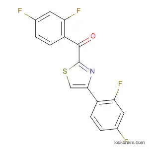 Molecular Structure of 194491-59-3 (Methanone, (2,4-difluorophenyl)[4-(2,4-difluorophenyl)-2-thiazolyl]-)