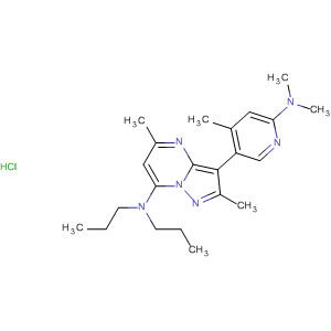 Pyrazolo[1,5-a]pyrimidin-7-amine,
3-[6-(dimethylamino)-4-methyl-3-pyridinyl]-2,5-dimethyl-N,N-dipropyl-,
monohydrochloride
