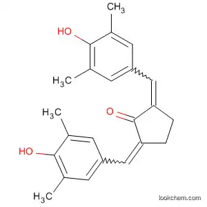 Molecular Structure of 27060-70-4 (Cyclopentanone, 2,5-bis[(4-hydroxy-3,5-dimethylphenyl)methylene]-)