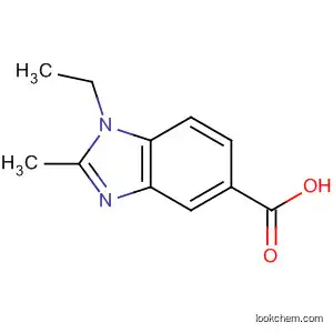 Molecular Structure of 2788-73-0 (1-Ethyl-2-Methylbenzodiazole-5-carboxylic acid)