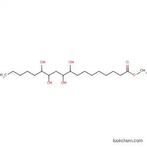 Molecular Structure of 61117-79-1 (Octadecanoic acid, 9,10,12,13-tetrahydroxy-, methyl ester)