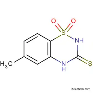 2H-1,2,4-Benzothiadiazine-3(4H)-thione, 6-methyl-, 1,1-dioxide