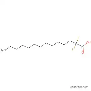 Molecular Structure of 146402-22-4 (Tetradecanoic acid, 2,2-difluoro-)