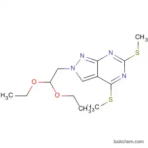 2-(2,2-Diethoxyethyl)-4,6-bis(methylsulfanyl)-2H-pyrazolo[3,4-d]pyrimidine