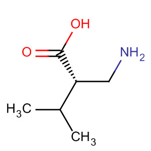 Butanoic acid, 2- (aminomethyl) - 3- methyl- , (2S) -