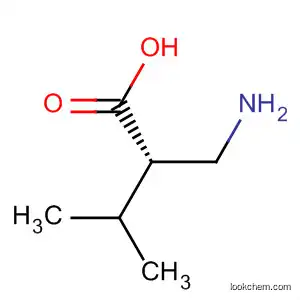 Molecular Structure of 203854-54-0 ((S)-2-(aMinoMethyl)-3-Methylbutanoic acid)