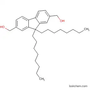 Molecular Structure of 222159-97-9 (9H-Fluorene-2,7-dimethanol, 9,9-dioctyl-)