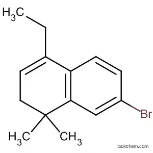 Molecular Structure of 362026-90-2 (Naphthalene, 7-bromo-4-ethyl-1,2-dihydro-1,1-dimethyl-)