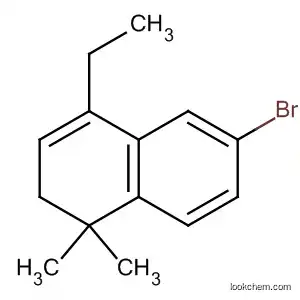 Molecular Structure of 362028-82-8 (Naphthalene, 6-bromo-4-ethyl-1,2-dihydro-1,1-dimethyl-)