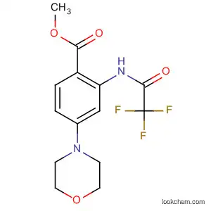 Molecular Structure of 404010-73-7 (Methyl 4-Morpholino-2-(trifluoroacetaMido)benzoate)
