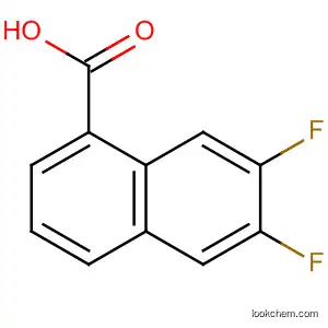 Molecular Structure of 405196-36-3 (6,7-difluoronaphthalene-1-carboxylic acid)