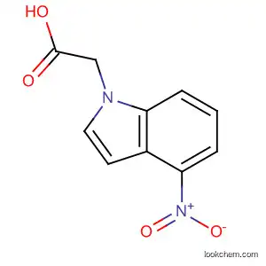 Molecular Structure of 594844-56-1 ((4-Nitro-1H-indol-1-yl)acetic acid)