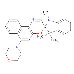 Spiro[2H-indole-2,3'-[3H]naphth[2,1-b][1,4]oxazine], 1,3-dihydro-1,3,3-trimethyl-6'-(4-morpholinyl)-