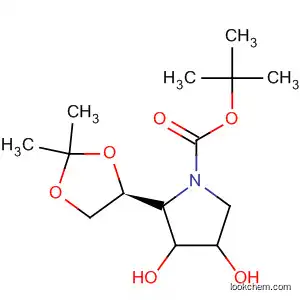 1-Pyrrolidinecarboxylic acid,
2-[(4S)-2,2-dimethyl-1,3-dioxolan-4-yl]-3,4-dihydroxy-, 1,1-dimethylethyl
ester, (2S,3R,4S)-