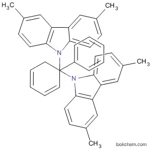 Molecular Structure of 681230-30-8 (4,4'-Bis(3,6-dimethylcarbazol-9-yl)biphenyl)