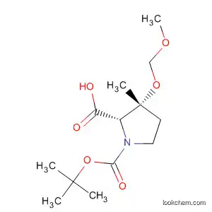 1,2-Pyrrolidinedicarboxylic acid, 3-(methoxymethoxy)-3-methyl-,
1-(1,1-dimethylethyl) ester, (2S,3R)-