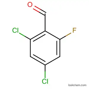 Molecular Structure of 681435-09-6 (2,4-Dichloro-6-fluorobenzaldehyde)