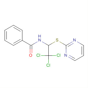 N-[2,2,2-Trichloro-1-(pyrimidin-2-ylsulfanyl)-ethyl]-benzamide