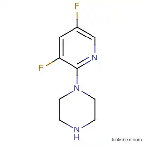 Molecular Structure of 683241-04-5 (Piperazine, 1-(3,5-difluoro-2-pyridinyl)- (9CI))