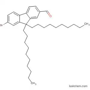 9H-Fluorene-2-carboxaldehyde, 7-bromo-9,9-didecyl-