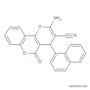 Molecular Structure of 177028-93-2 (2-amino-4-(1-naphthyl)-5-oxo-4H,5H-pyrano[3,2-c]chromene-3-carbonitrile)