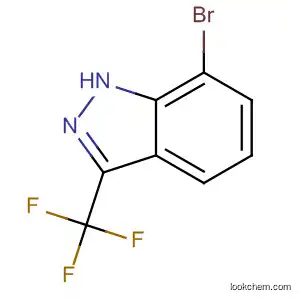 Molecular Structure of 57631-12-6 (1H-Indazole, 7-bromo-3-(trifluoromethyl)-)
