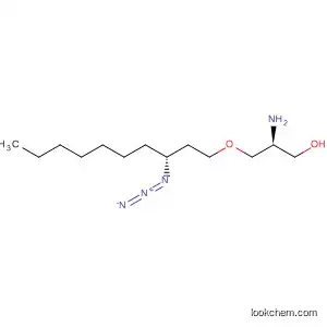 Molecular Structure of 851304-07-9 (1-Propanol, 2-amino-3-[[(3R)-3-azidodecyl]oxy]-, (2S)-)