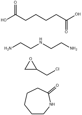 N-(1,4-아미노에틸)-2-에탄디아민, (클로로메틸)옥시란 및 헥사히드로-1,2H-아제핀-2-온을 함유한 2-부탄디카르복실산 중합체