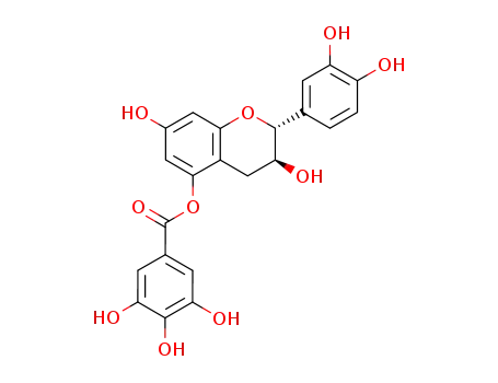 Molecular Structure of 128232-62-2 (CATECHIN-5-O-GALLATE)
