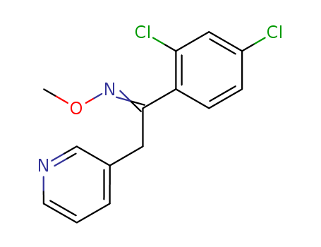 (E)-1-(2,4-dichlorophenyl)-N-methoxy-2-pyridin-3-ylethanimine