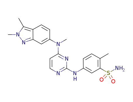 Molecular Structure of 444731-52-6 (Pazopanib)