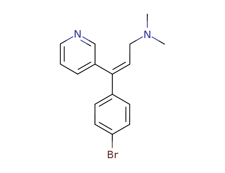 2-Propen-1-amine,3-(4-bromophenyl)-N,N-dimethyl-3-(3-pyridinyl)-, (2Z)-