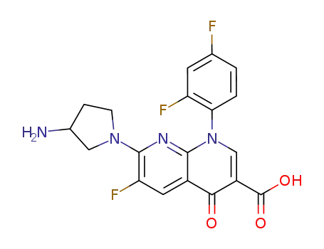Molecular Structure of 100490-36-6 (TOSUFLOXACIN TOSILATE)