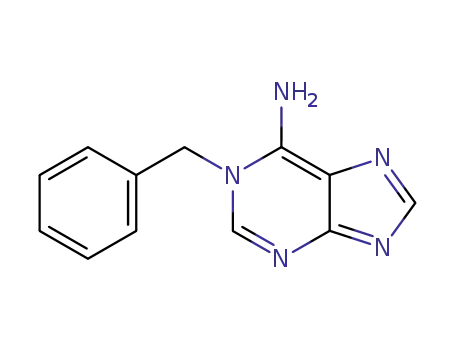 Molecular Structure of 7091-49-8 (1H-Purin-6-amine, 1-(phenylmethyl)-)