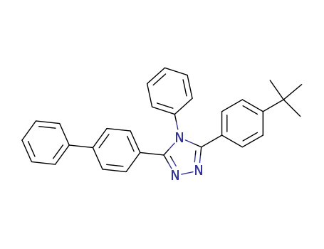 3-(Biphenyl-4-yl)-5-(4-tert-butylphenyl)-4-phenyl-4H-1,2,4-triazole cas no. 150405-69-9 98%