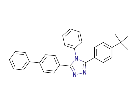 Molecular Structure of 150405-69-9 (3-(Biphenyl-4-yl)-5-(4-tert-butylphenyl)-4-phenyl-4H-1,2,4-triazole)