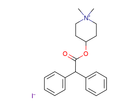 (1,1-dimethylpiperidin-1-ium-4-yl) 2,2-diphenylacetate,iodide