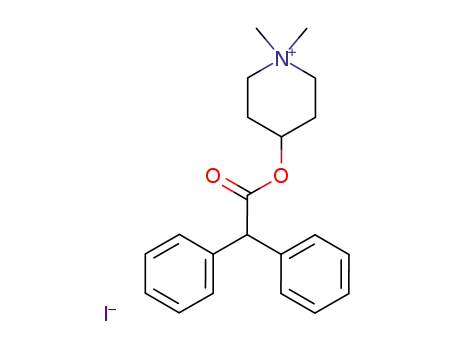 Molecular Structure of 1952-15-4 (4-DIPHENYLACETOXY-N-METHYLPIPERIDINE METHIODIDE)