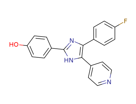 Phenol,4-[4-(4-fluorophenyl)-5-(4-pyridinyl)-1H-imidazol-2-yl]-