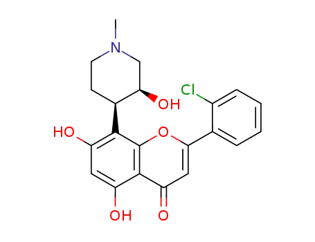 Molecular Structure of 146426-40-6 (Flavopiridol)