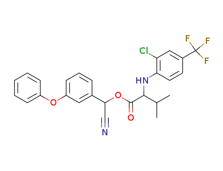 Valine,N-[2-chloro-4-(trifluoromethyl)phenyl]-, cyano(3-phenoxyphenyl)methyl ester(69409-94-5)