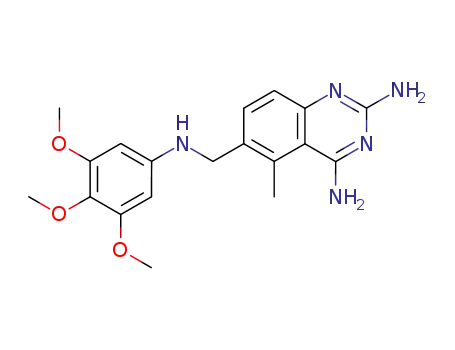 Molecular Structure of 52128-35-5 (Trimetrexate)