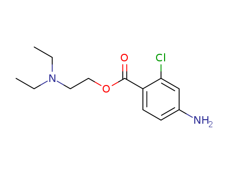 Benzoic acid,4-amino-2-chloro-, 2-(diethylamino)ethyl ester