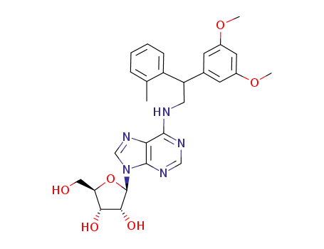 N(6)-(2-(3,5-Dimethoxyphenyl)-2-(2-methylphenyl)ethyl)adenosine