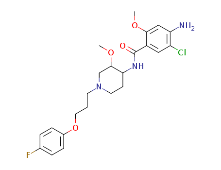 Benzamide,4-amino-5-chloro-N-[1-[3-(4-fluorophenoxy)propyl]-3-methoxy-4-piperidinyl]-2-methoxy-