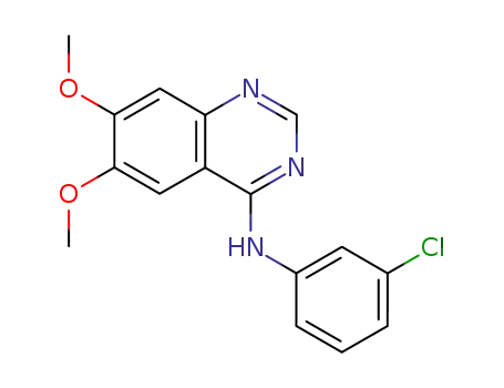 Molecular Structure of 153436-53-4 (AG 1478 hydrochloride)