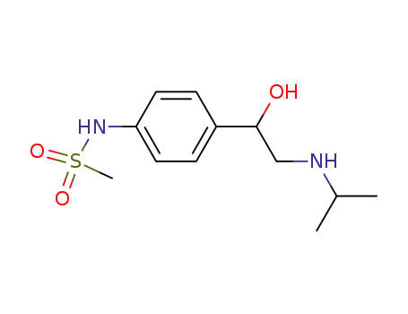 Molecular Structure of 3930-20-9 (Sotalol)