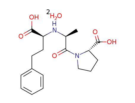 L-Proline,1-[N-(1-carboxy-3-phenylpropyl)-L-alanyl]-, dihydrate, (S)- (9CI)