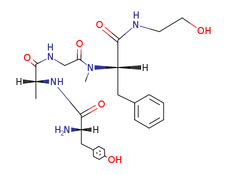 L-Phenylalaninamide,L-tyrosyl-D-alanylglycyl-N-(2-hydroxyethyl)-Na-methyl-