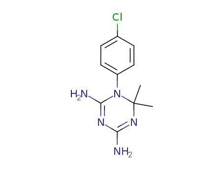 Molecular Structure of 516-21-2 (Cycloguanil)